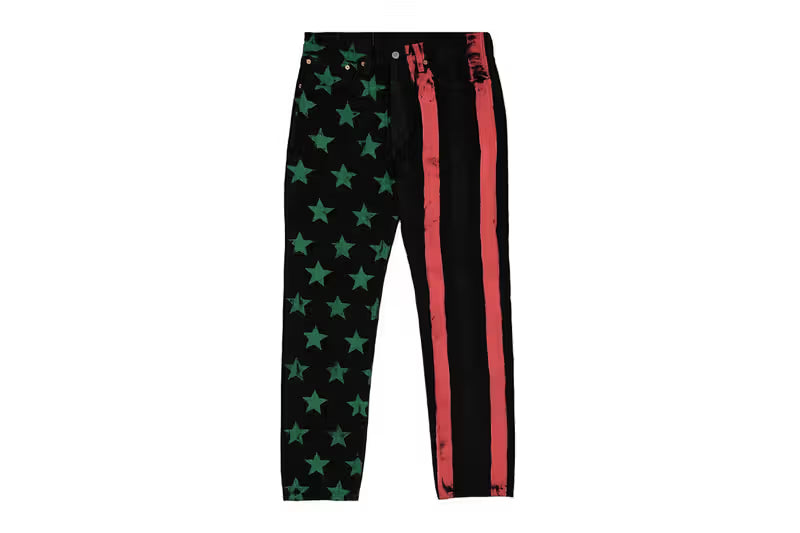 DENIM TEARS X CPFM STAR-SPANGLED BANNER JEANS