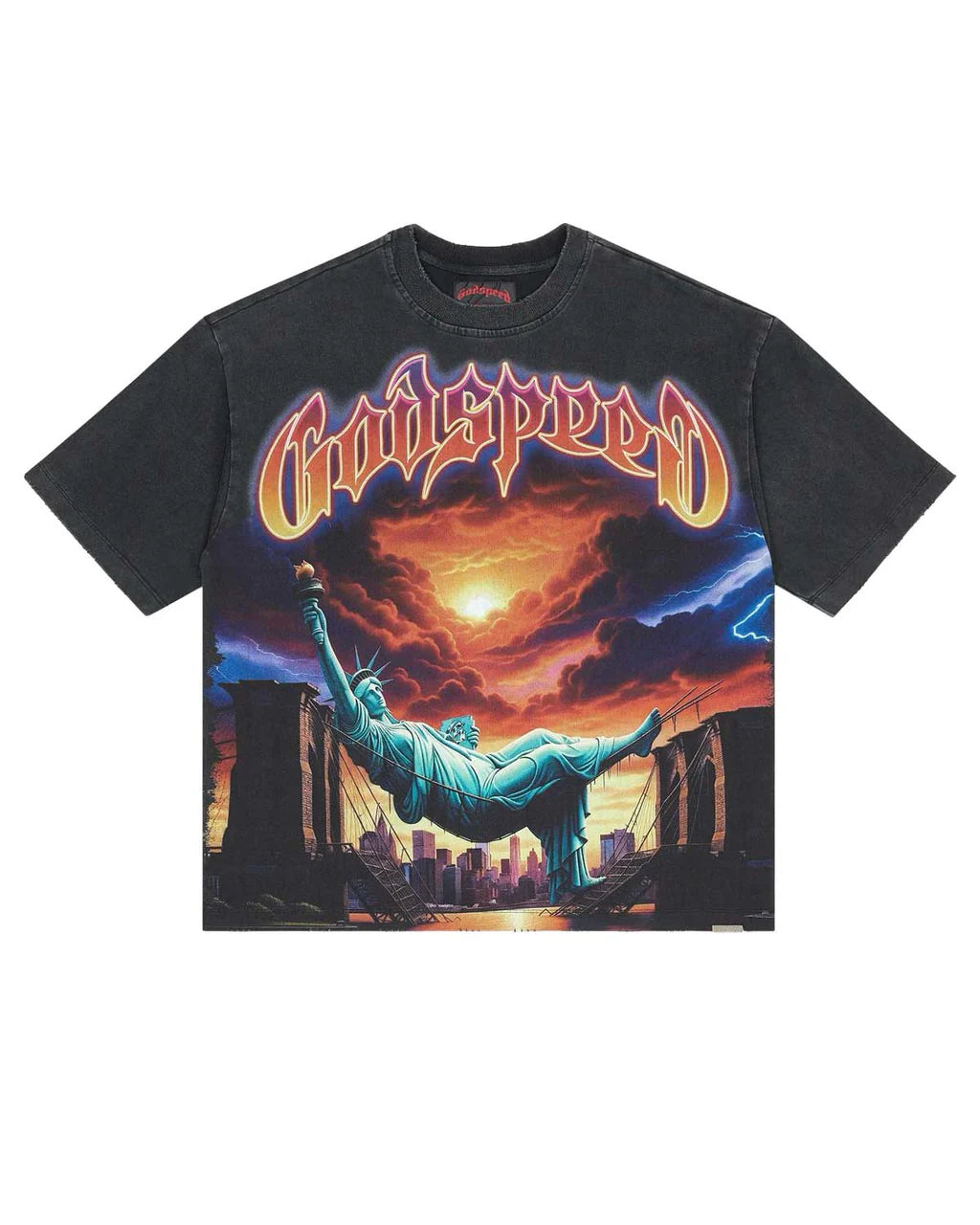 GODSPEED BURNT BRIDGES TEE BLACK