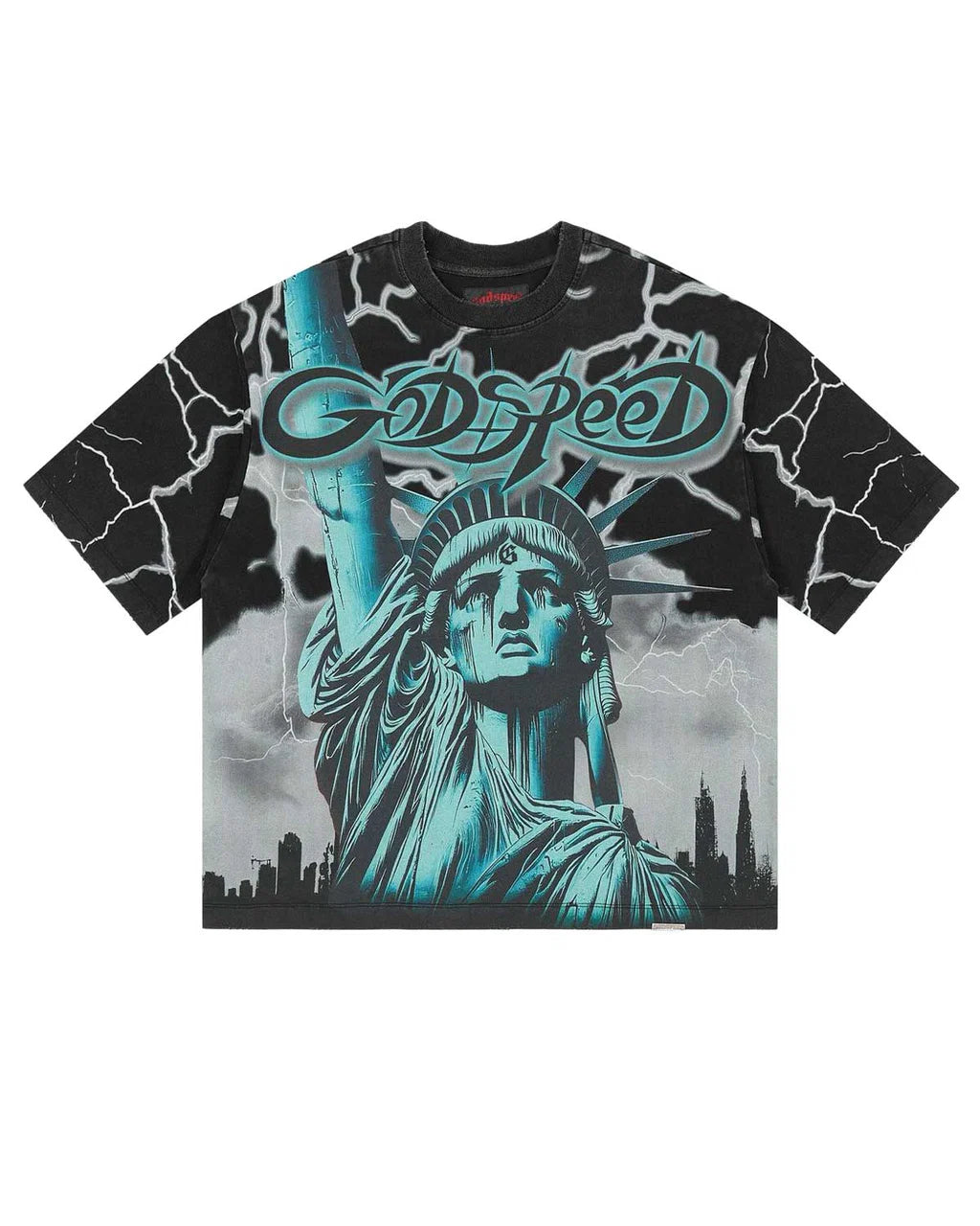 GODSPEED VOLTAGE BLACK GREY TEE