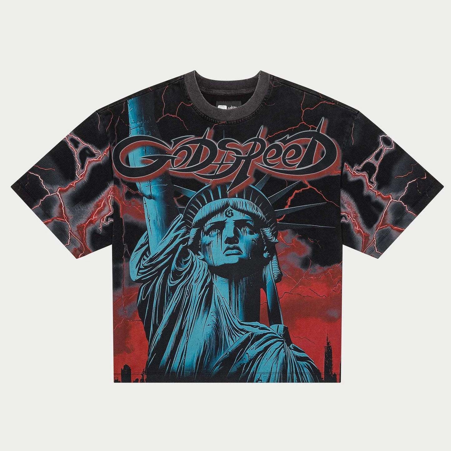 GODSPEED VOLTAGE BLACK RED TEE