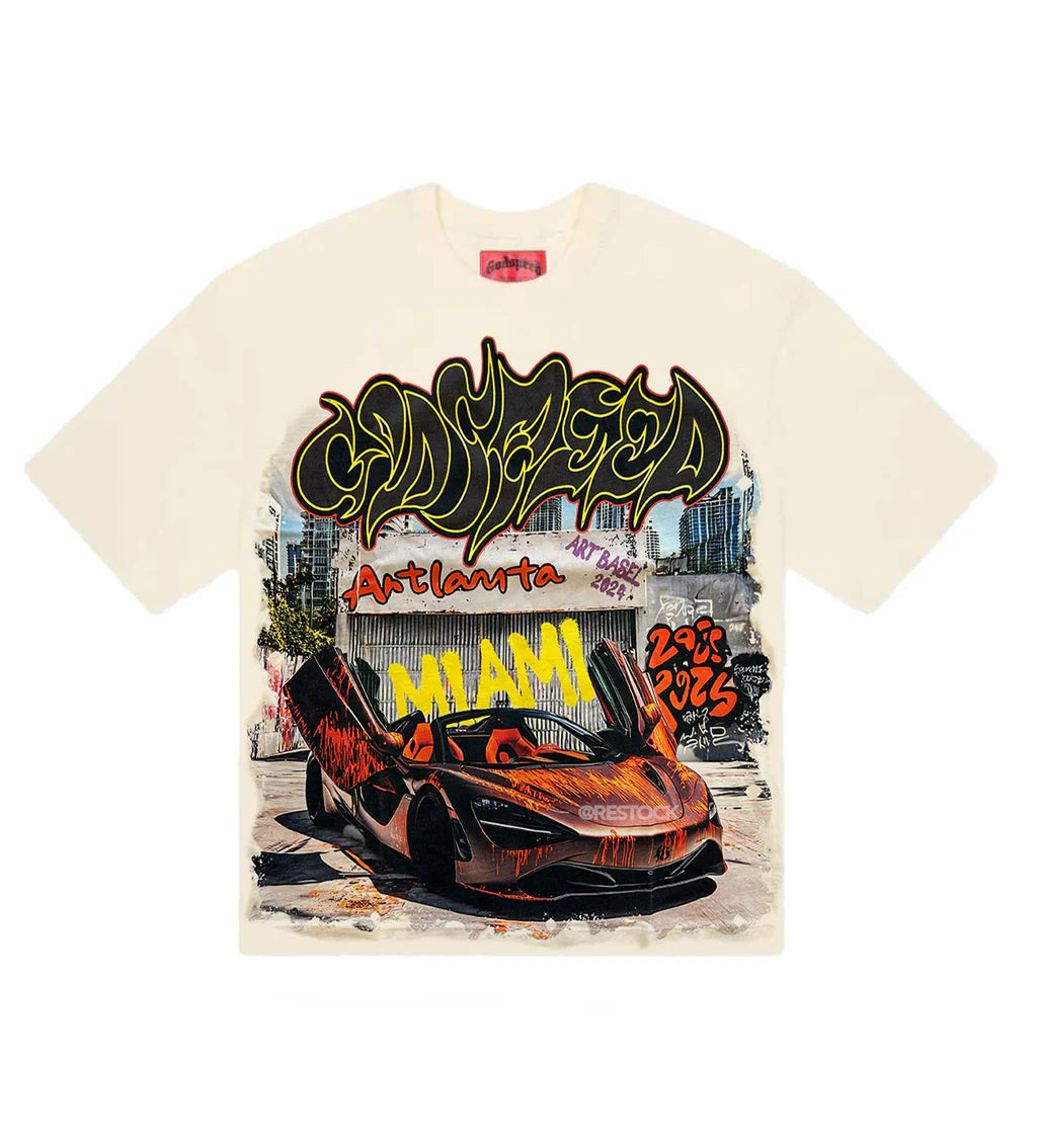 GODSPEED MIAMI ARTLANDA TEE CREAM MIAMI EXCLUSIVE
