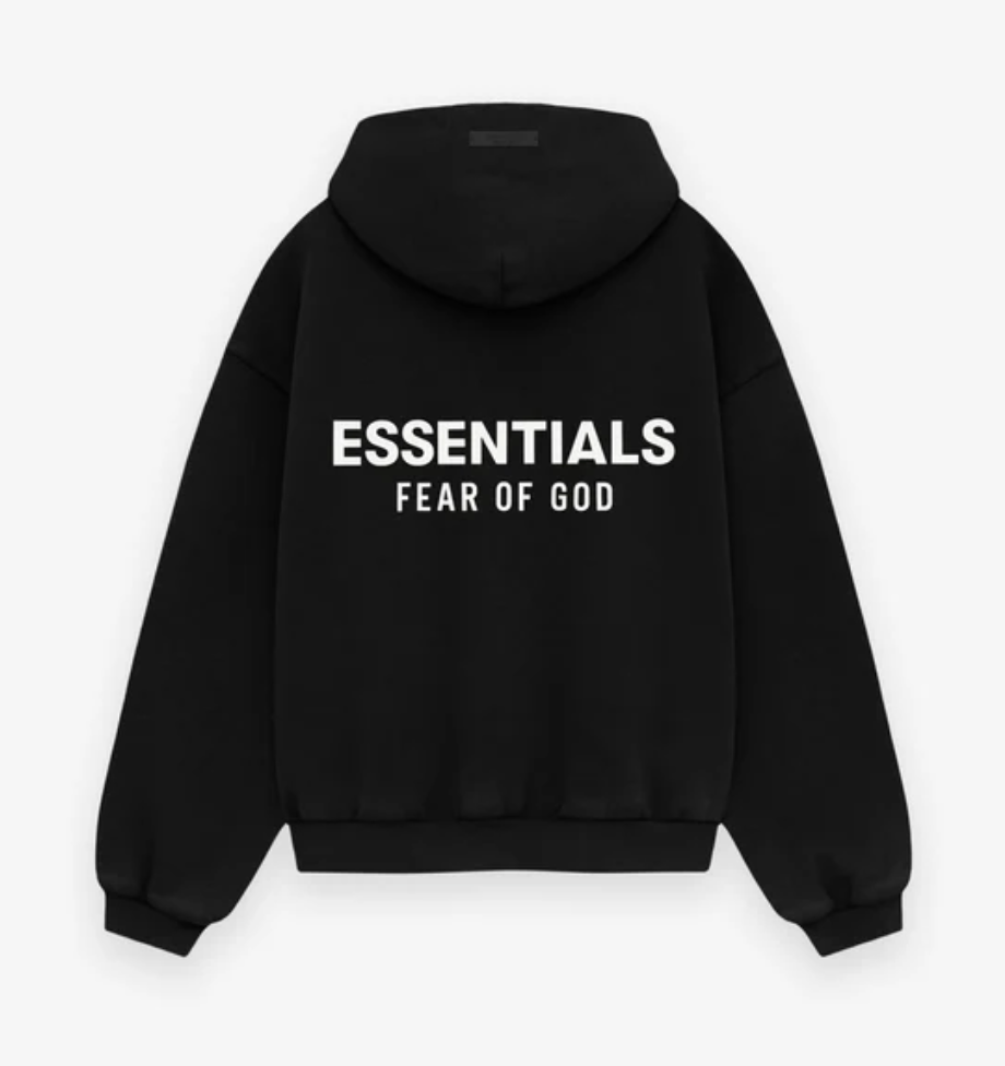 ESSENTIALS KID'S FLEECE HOODIE BLACK