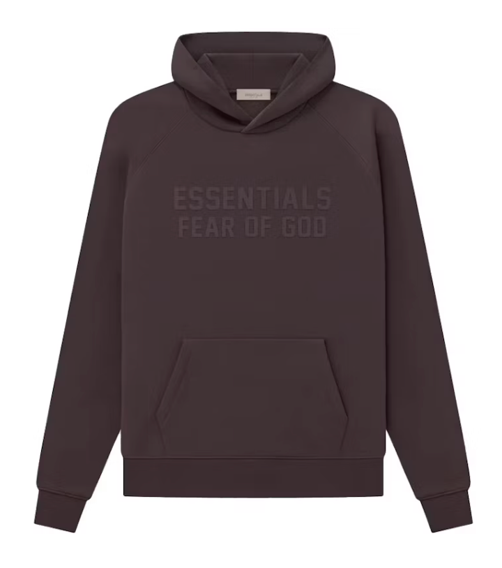 ESSENTIALS PLUM HOODIE