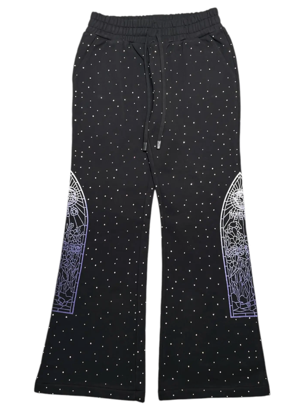 WHO DECIDES WAR RHINESTONE SWEATPANTS