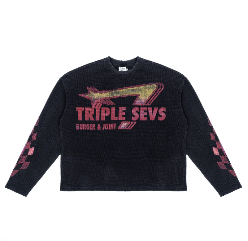 TRIPLESEVENS BURGER JOINT WAFFLE KNIT