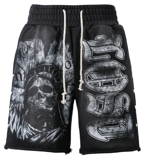 LOST INTRICACY LIBERTY SHORTS (BLACK/GREY)