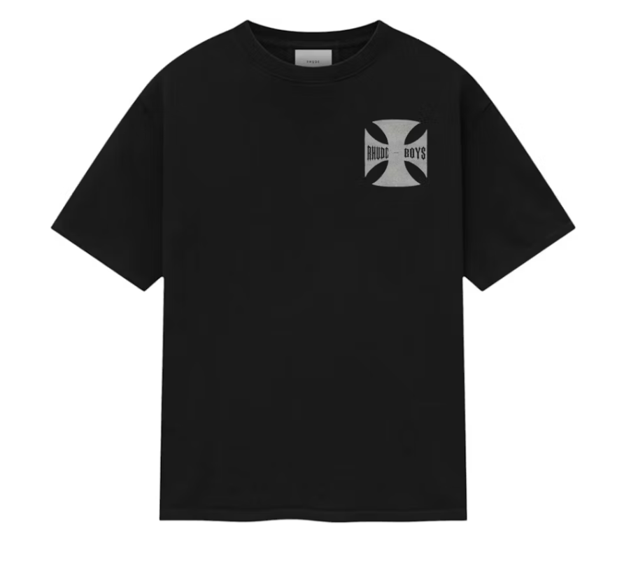 RHUDE BOYS TEE BLACK