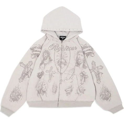 RIGHTEOUS TATTED BELIEVER (GREY)