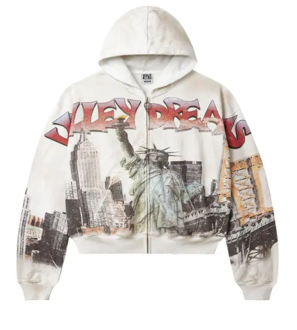 VALE FOREVER NYC ZIPUP (CREAM)