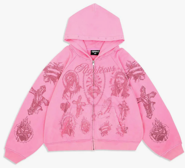 RIGHTEOUS TATTED BELIEVER (PINK)