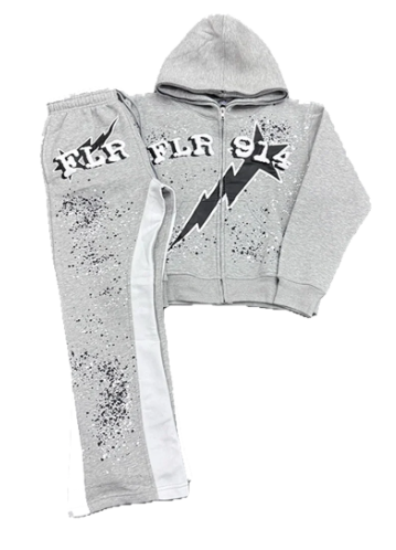 FLOOR 914 FULL SWEATSUIT BLACK STAR/WHITE