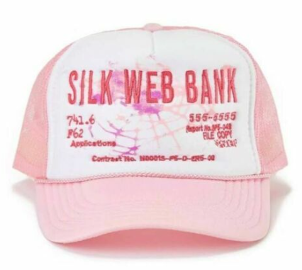 SP5DER TRUCKER SILK WEB PINK