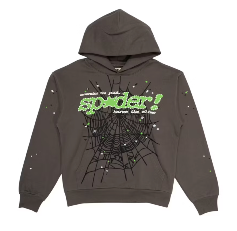 SP5DER WAIT GRET PUNK V2 HOODIE