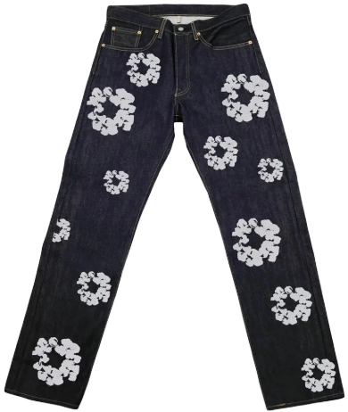 DENIM TEARS COTTON WERATH RAW INDIGO JEANS