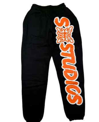 SB STUDIO SWEATS BLACK/ORANGE