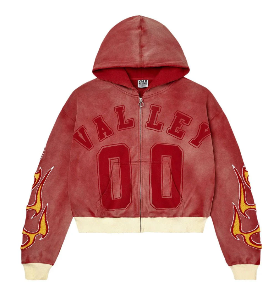 VALE FOREVER ZIP HOODIE CHIMERA 'RED'