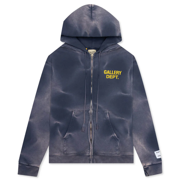 GALLERY DEPT. SUN FADED NAVY ZIP UP