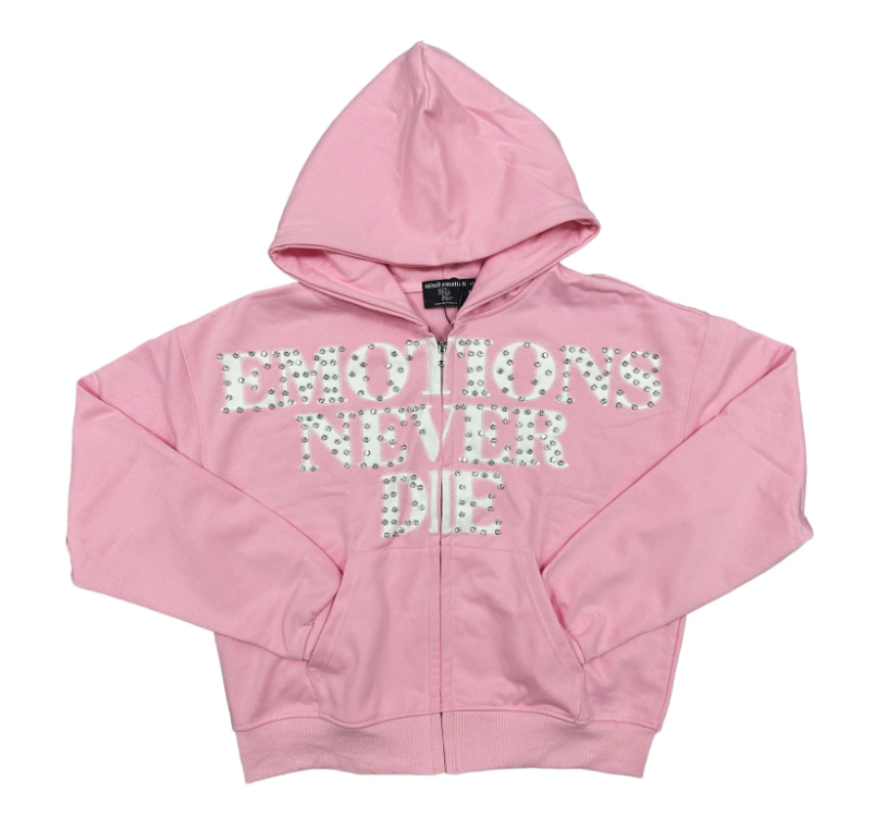 MIXED EMOTIONS END HOODIE "PINK"