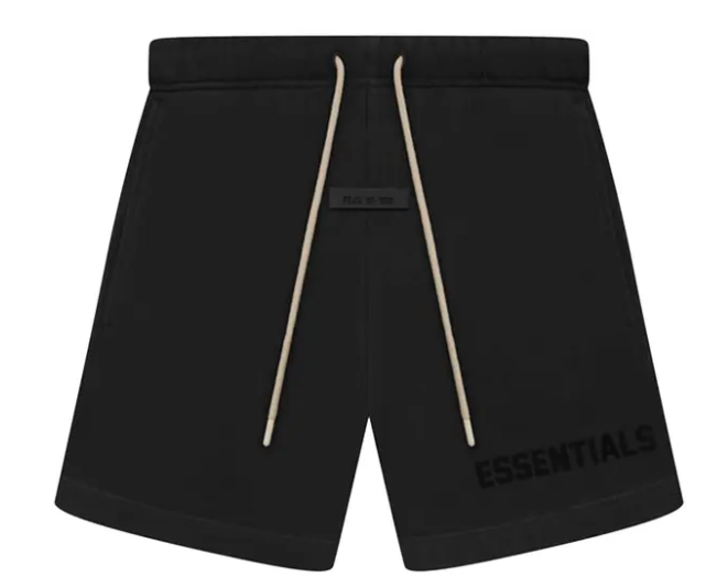 ESSENTIALS SHORTS 'JET BLACK'