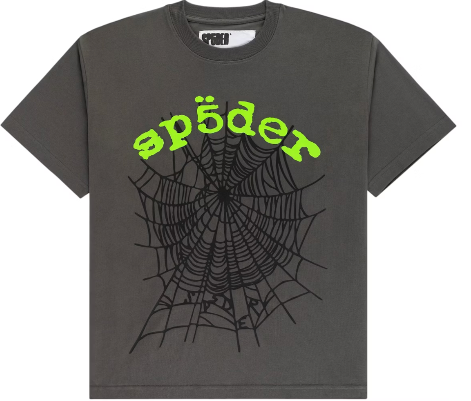 SP5DER OG WEB V2 TEE SLATE GREY