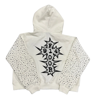 FLOOR 914 CHROMATIC ZIP UP (WHITE)