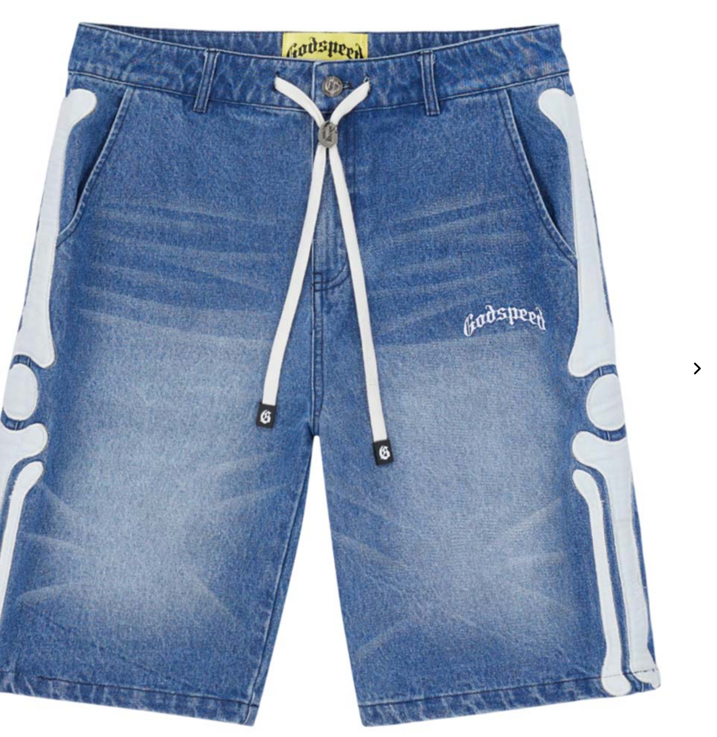 Godspeed Femur Denim Shorts Blue