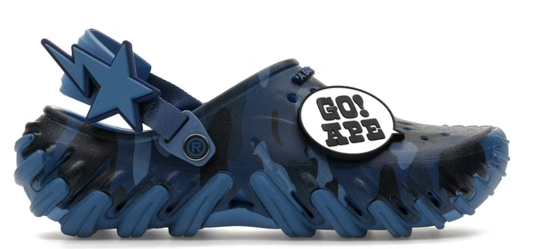 Crocs Echo RO Clog Bape Powder Blue Camo