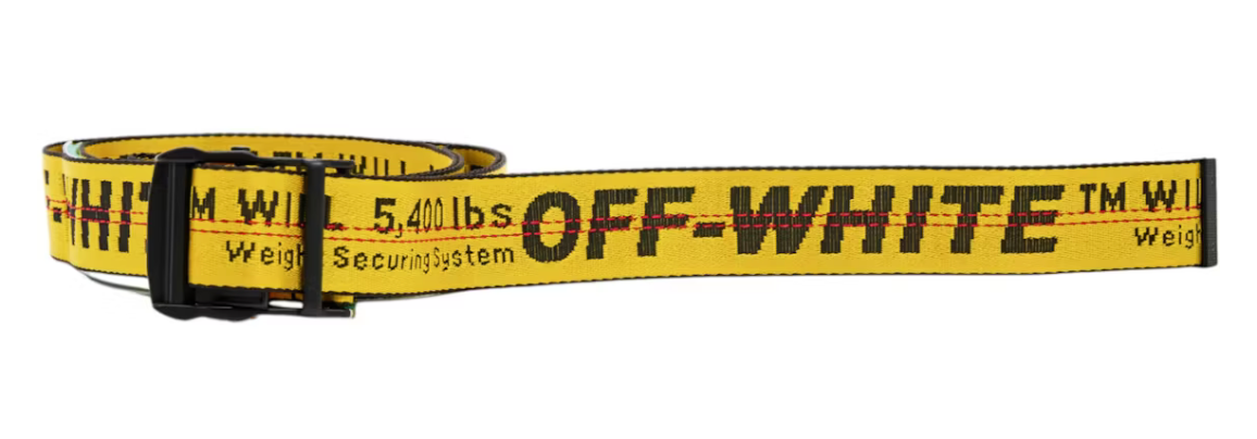 OFF-WHITE Industrial Belt Yellow/Black