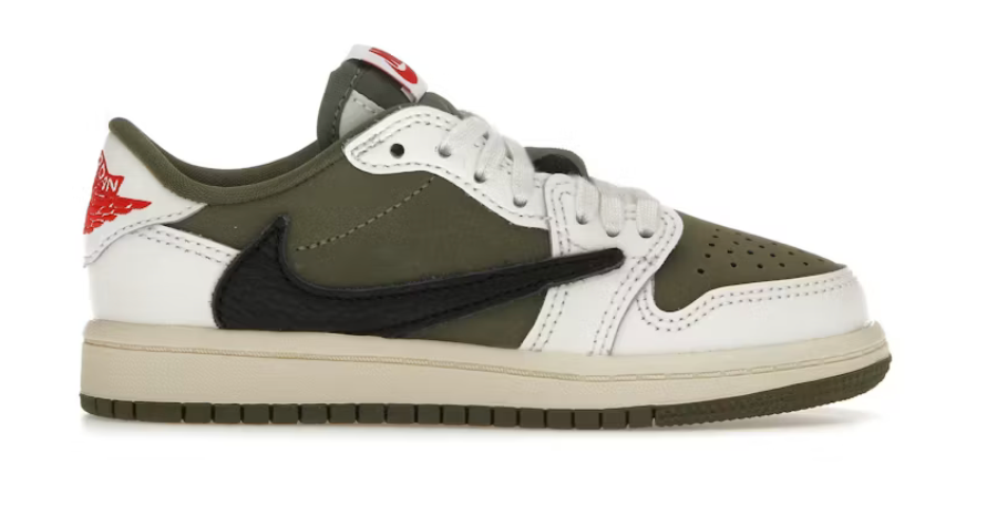 Jordan 1 Retro Low OG SP Travis Scott Medium Olive (PS)
