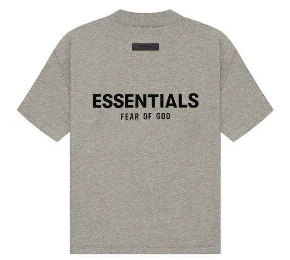 ESSENTIALS KIDS TEE 'DARK OATMEAL'