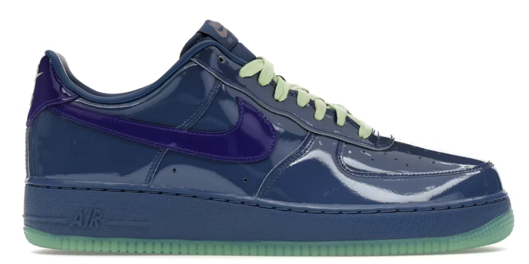 Nike Air Force 1 Low Patent Leather 'Mystic Navy Grape Ice'