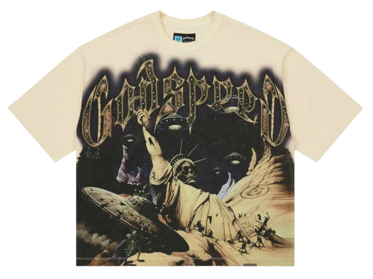GODSPEED DIVINE EXTINCTION TEE 'BONE'
