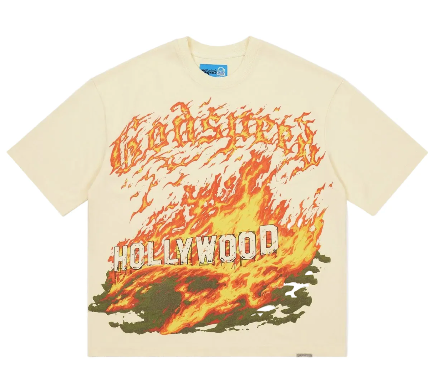 GODSPEED HOLLYWOOD INFERNO II TEE 'BONE'