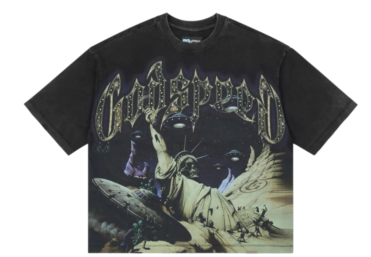 GODSPEED DIVINE EXTINCTION TEE 'BLACK'