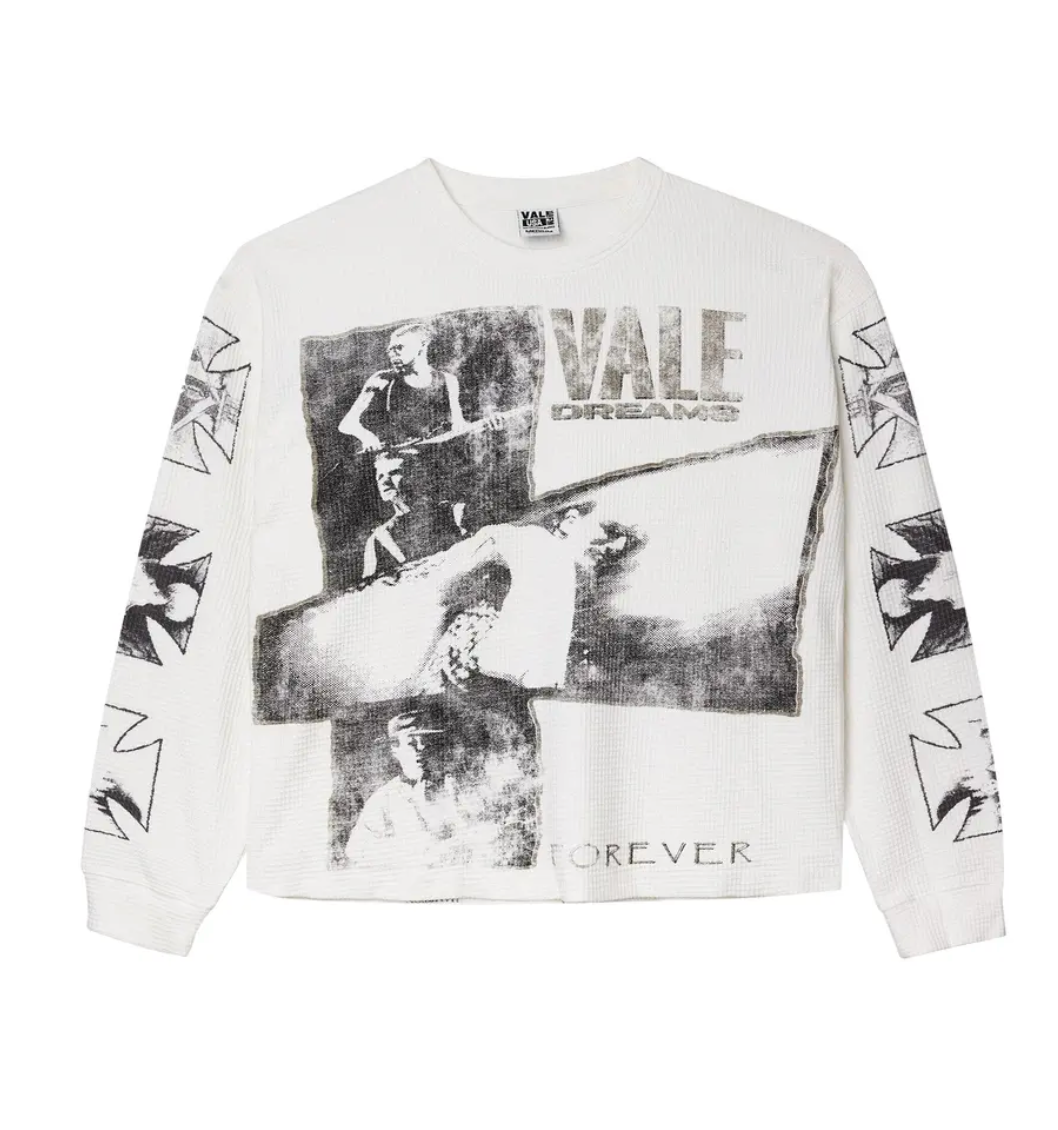 Vale Valley Slam Longsleeve Thermal White 'Black'