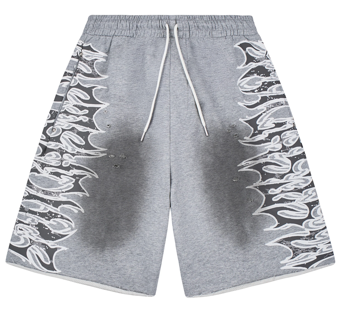 LOSTSHDWS LS GRAPHIC SWEATSHORT GREY