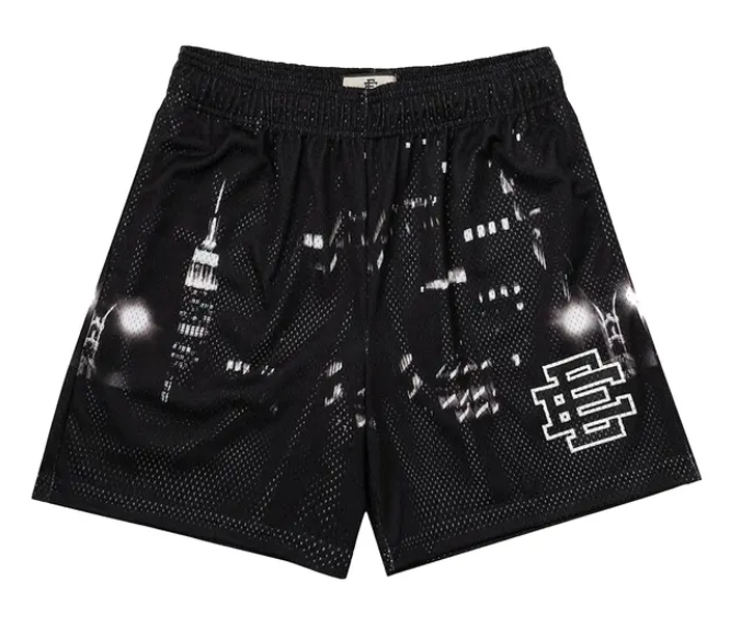 ERIC EMANUEL EE BASIC SHORTS 'BLACK SKYLINE'