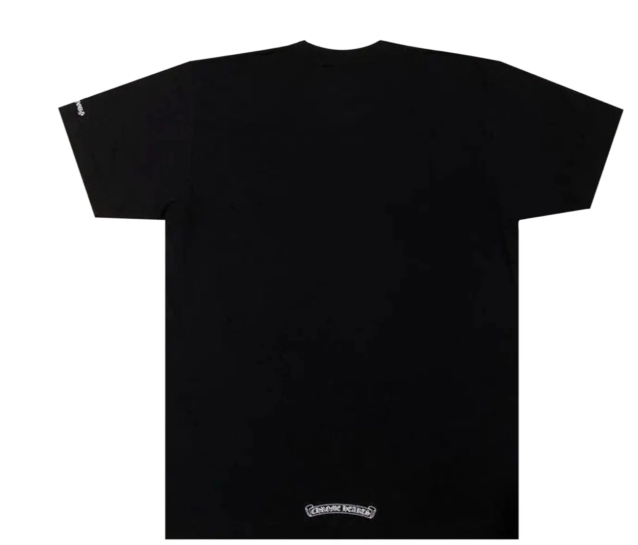 CHROME HEARTS NECK LOGO TEE 'BLACK'