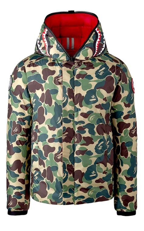 BAPE X CANADA GOOSE x CONCEPTS CROFTON SHARK HOODIE
