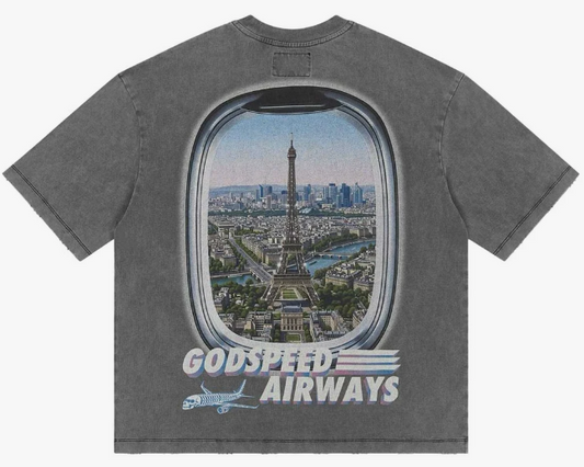 GODSPEED GS AIR PARIS POCKET TEE GREY