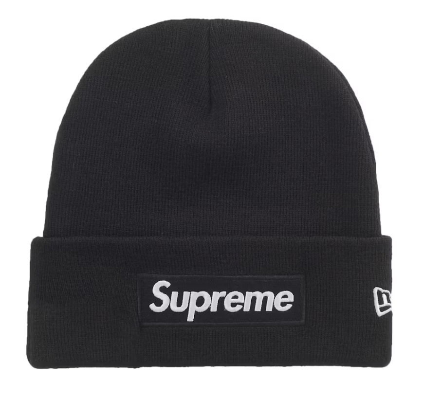 SUPREME NEW ERA BOX LOGO BEANIE (FW25) BLACK