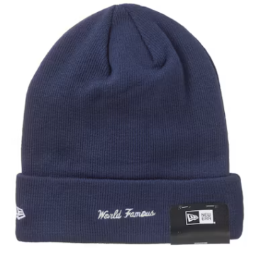 SUPREME NEW ERA BOX LOGO BEANIE NAVY (FW24)