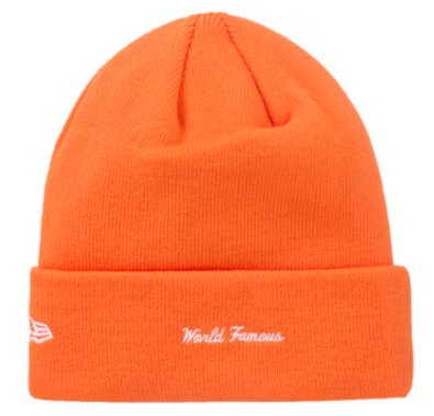 SUPREME NEW ERA BOX LOGO BEANIE DARK ORANGE (FW24)