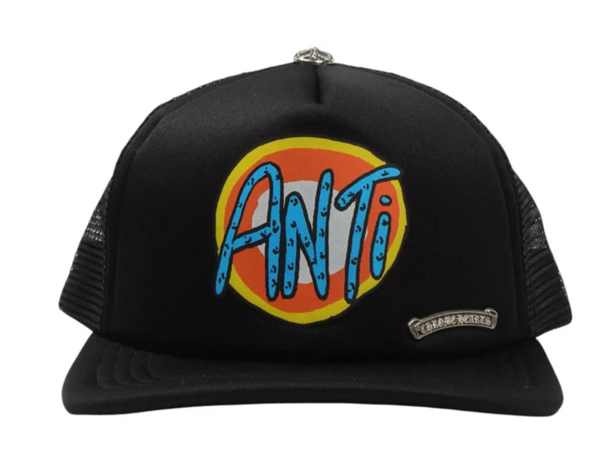 CHROME HEARTS MATTY BOY ANTI TRUCKER HAT BLACK
