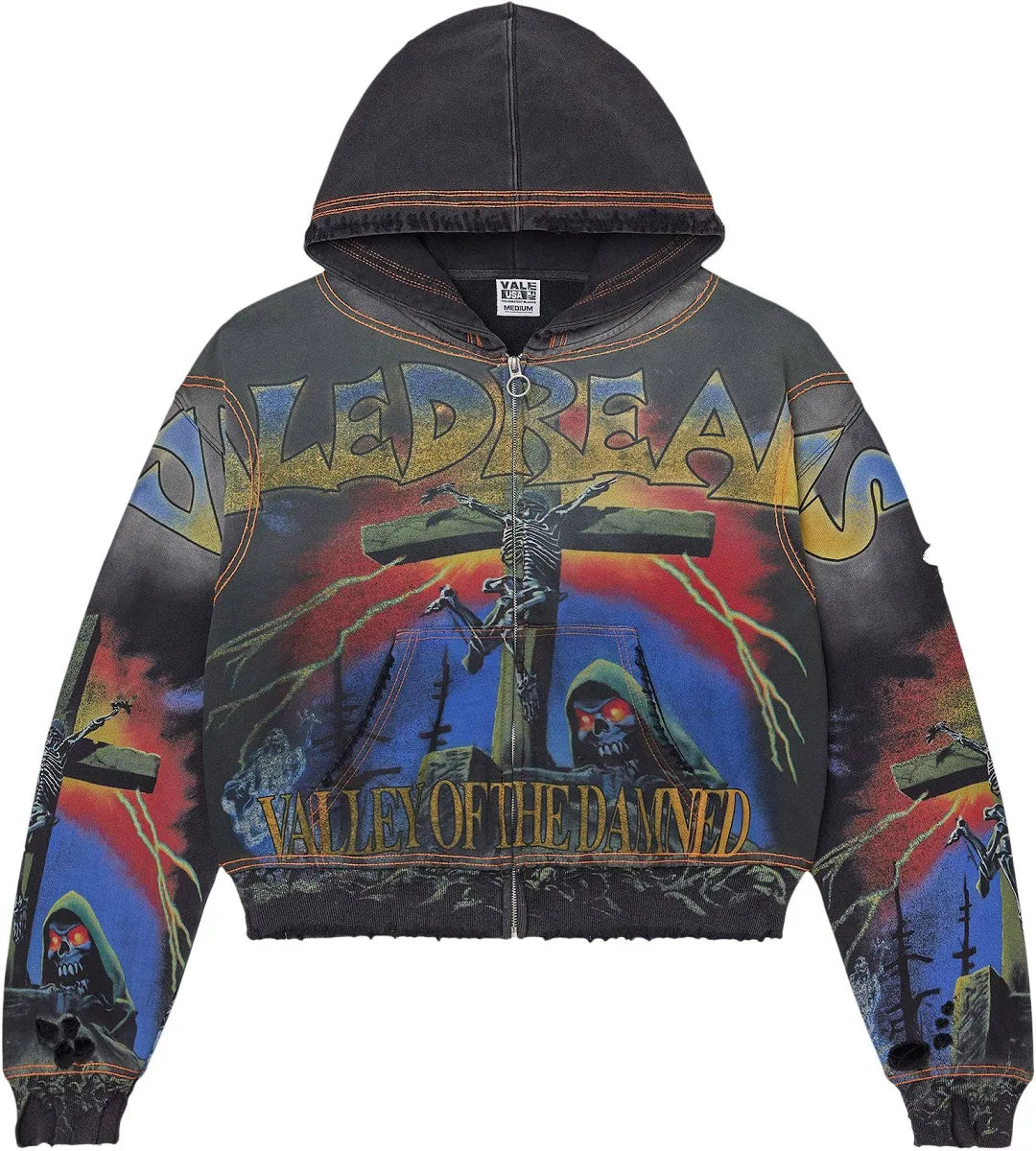 VALE DAMNED BIG ZIP UP