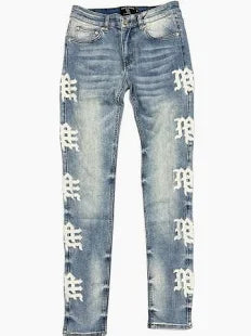 MIXED EMOTION JEANS MONOGRAM