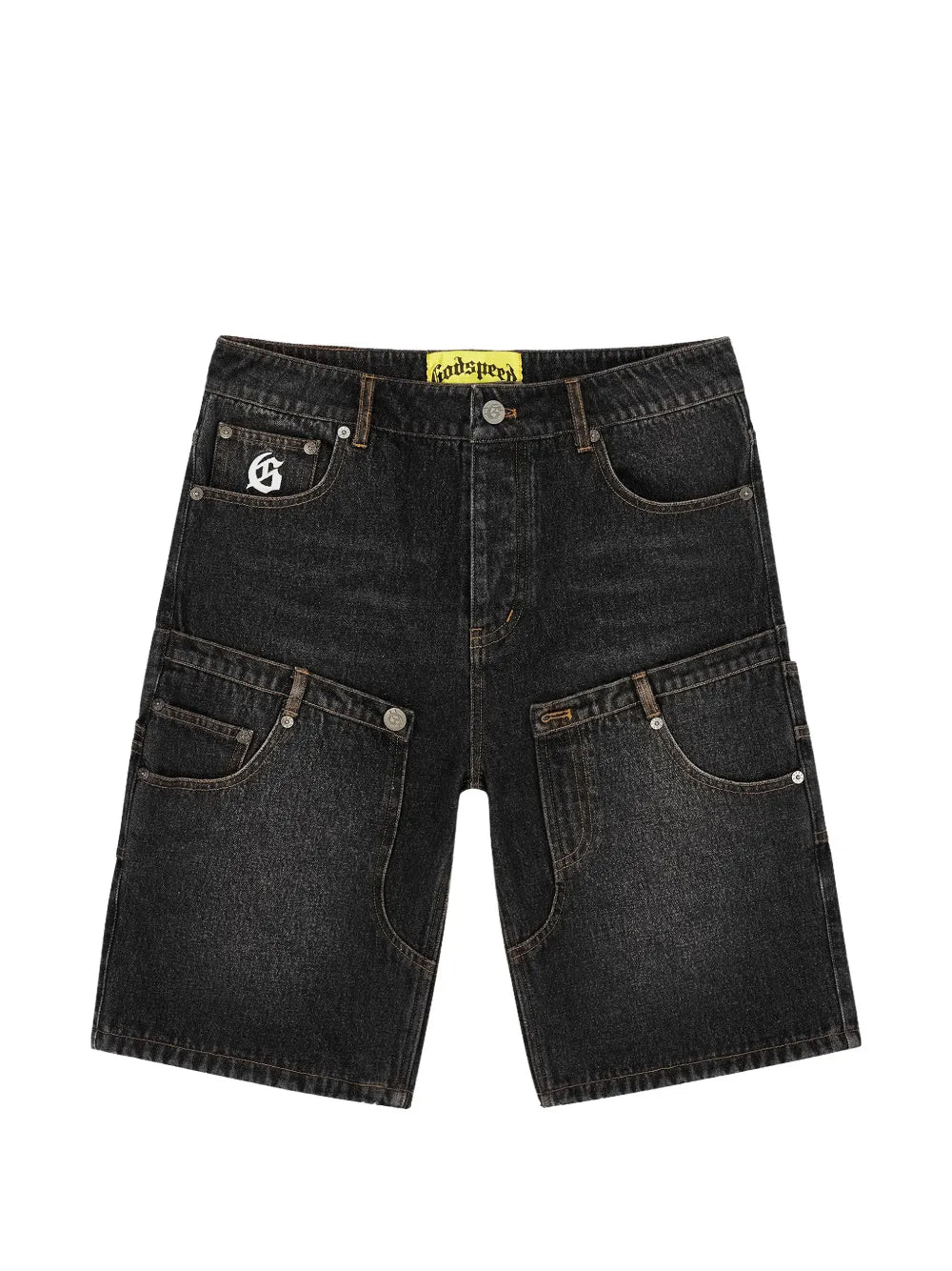 GODSPEED CARPENTER JEAN SHORTS (BLACK WASH)
