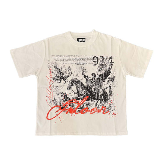 FLOOR 914 MYTHIC RIDER TEE (WHITE)