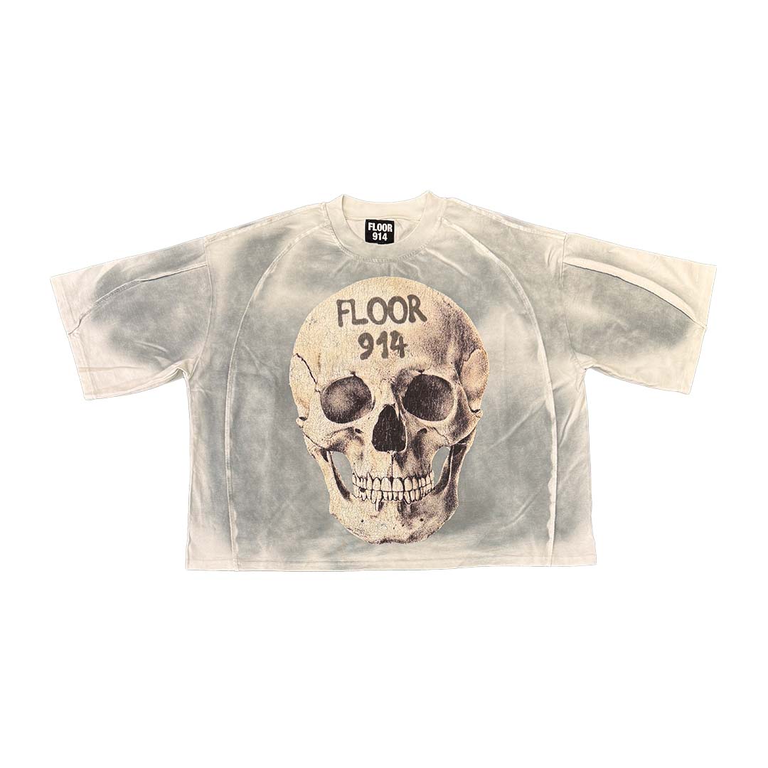 FLOOR 914 REAPER BOXY TEE (WHITE)