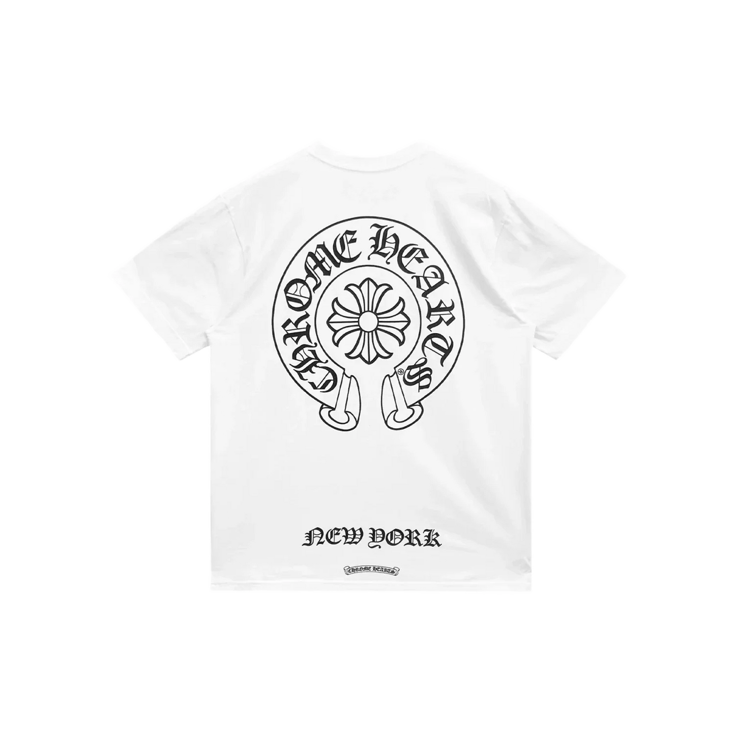 CHROME HEARTS NEW YORK EXCLUSIVE HORSESHOE T-SHIRT WHITE